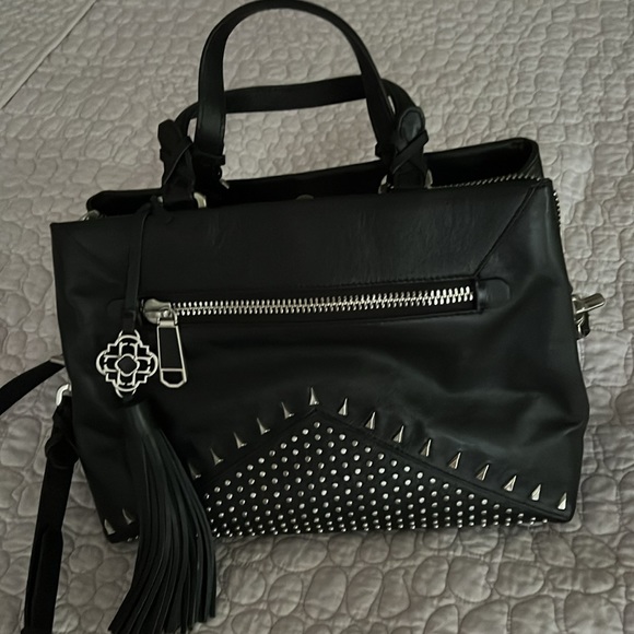 RAFE NEW YORK Black Leather BRYN Handbag - Picture 3 of 12